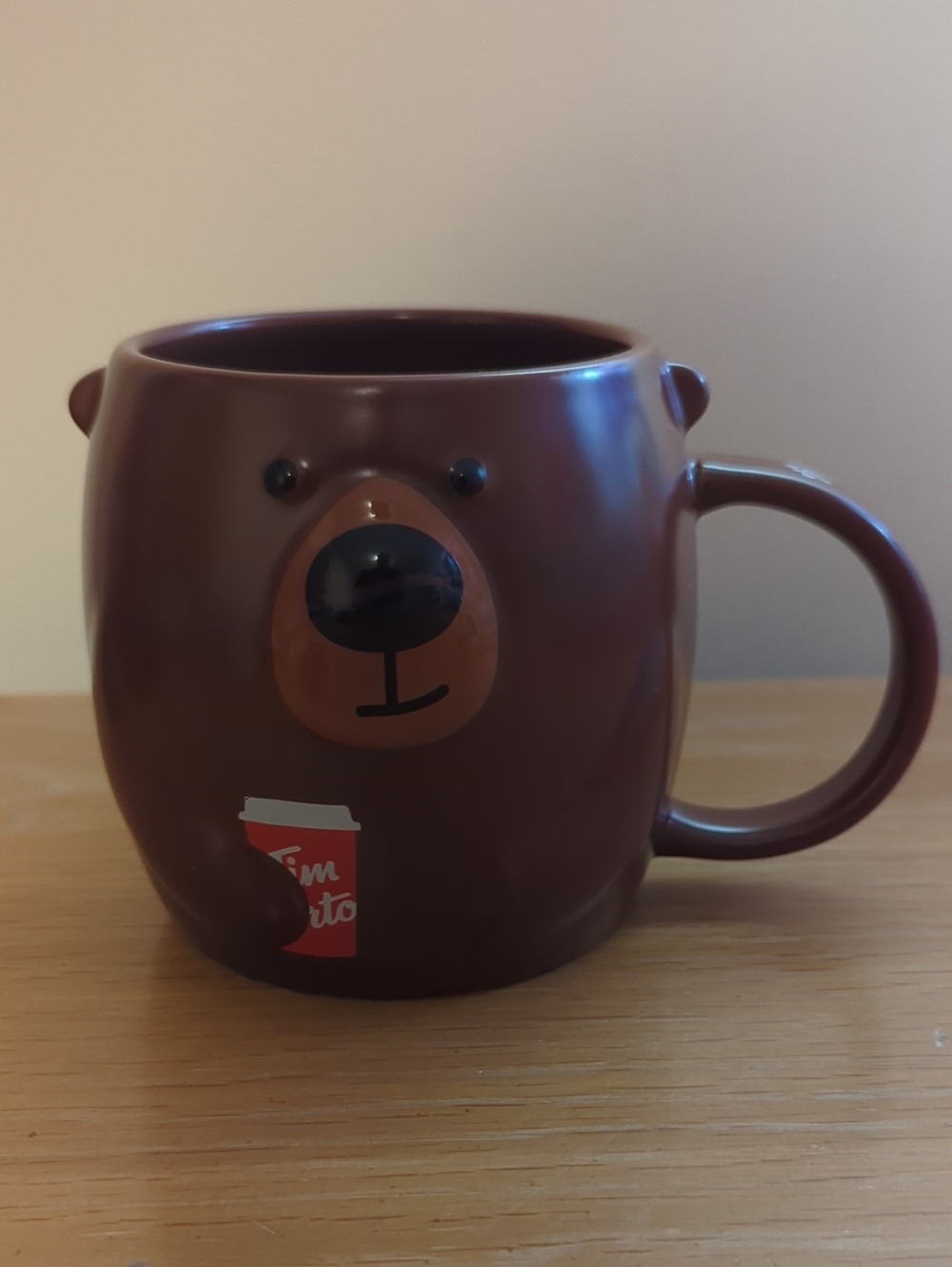 Tim Hortons Brown Bear Ceramic Mug Brand New 20 oz